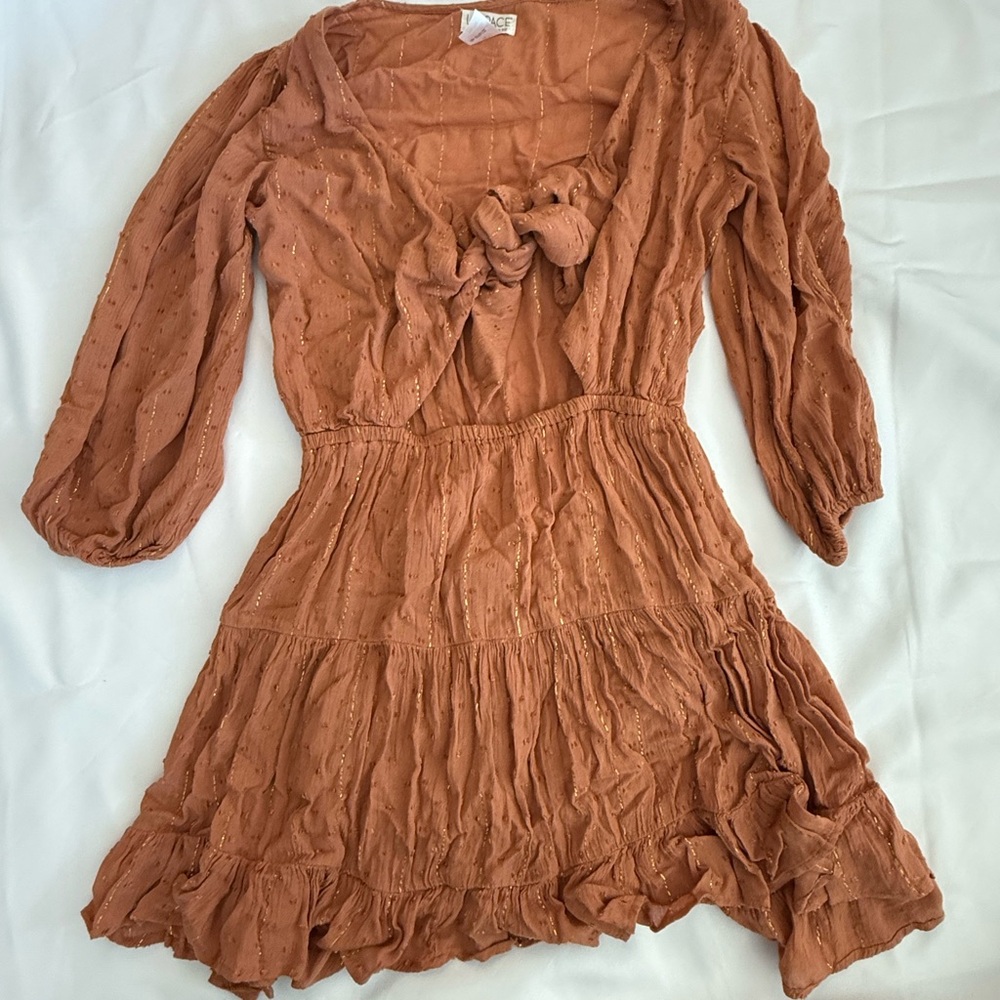 L*Space Rust Mini Dress